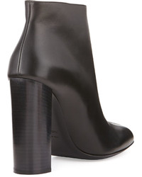 Tom Ford Front Zip Leather Ankle Boot