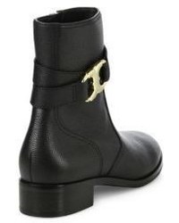 Tory Burch Gemini Link Leather Booties