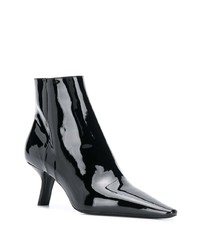Prada Glossy Effect Ankle Boots