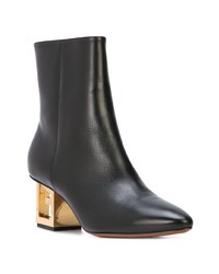 Givenchy Gold G Heel Boots