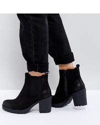 Vagabond Grace Black Leather Ankle Boots
