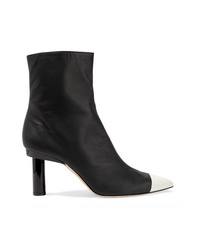 Tibi Grant Two Tone Leather Ankle Boots