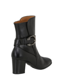 Gucci 65mm Dionysus Leather Ankle Boots