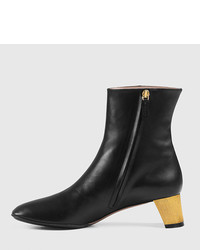 Gucci Arielle Leather Ankle Boot