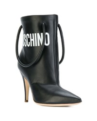 Moschino Handbag Strap Ankle Boots