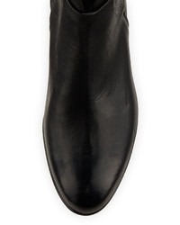 Vince Harriet Leather Ankle Boot Black