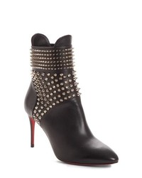 Christian Louboutin Hongroise Spiked Pointy Toe Bootie