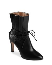 Gucci Indya Pleated Bow Tie Bootie