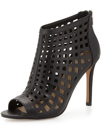 Charles David Infusion Caged Leather Bootie Black