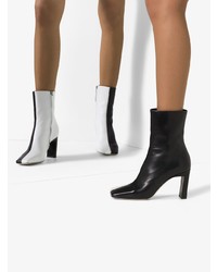 Wandler Isa 85mm Two Tone Ankle Boots