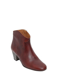 Isabel Marant Etoile 50mm Dicker Leather Ankle Boots
