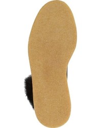 Pour La Victoire Jett Leather Genuine Rabbit Fur Boot