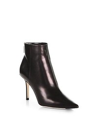 Jimmy Choo Amore Leather Ankle Boots Black