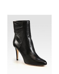 Jimmy Choo Broc Leather Ankle Boots Black