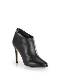Jimmy Choo Dez Leather Ankle Boots Black