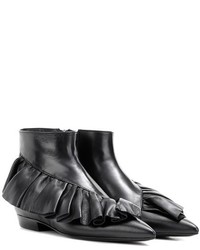J.W.Anderson Jw Anderson Ruffle Leather Ankle Boots
