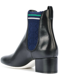 Fendi Knitted Panel Boots