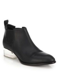 Alexander Wang Kori Leather Lucite Ankle Boots