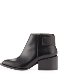 Vince Laird Leather Ankle Boot Black