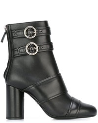 Lanvin Buckled Panel Ankle Boots