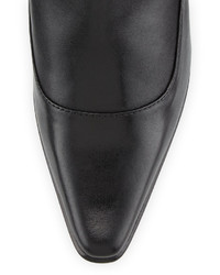 Donald J Pliner Leather Ankle Boot Black
