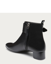 Talika Leather Ankle Boot In Black