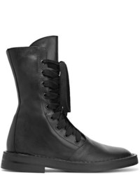 Ann Demeulemeester Leather Ankle Boots Black