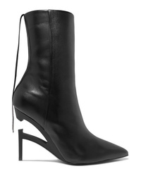 Unravel Project Leather Ankle Boots