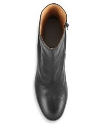 Maison Margiela Leather New Heel Ankle Booties