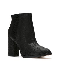 OSKLEN Leather Textured Ankle Boots