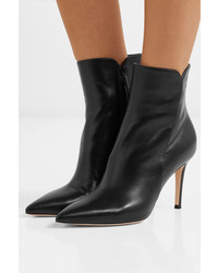 Gianvito Rossi Levy 85 Leather Ankle Boots