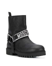 Moschino Logo Band Ankle Boots