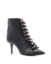 MSGM Logo Bow Pointed Toe Boots