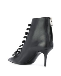MSGM Logo Bow Pointed Toe Boots