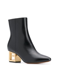 Givenchy Logo Heel Boots