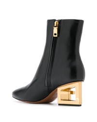 Givenchy Logo Heel Boots