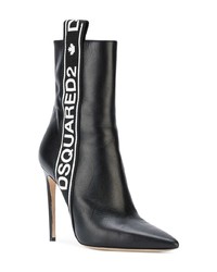 Dsquared2 Logo Stripe Ankle Boots
