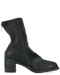 Guidi Low Block Heel Ankle Boots