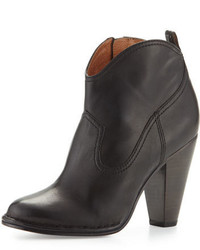 Frye Madeline Leather Ankle Boot Black