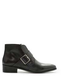 Mango Buckle Ankle Boots