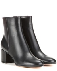 Gianvito Rossi Margaux Mid Leather Ankle Boots
