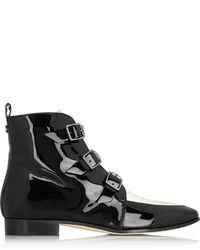 Jimmy Choo Marlin Patent Leather Ankle Boots