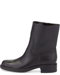 Gucci Maud Leather Ankle Boot Black