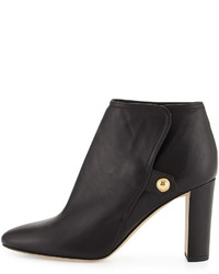 Jimmy Choo Medal Leather Ankle Boot Black