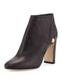 Jimmy Choo Medal Leather Ankle Boot Black
