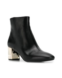 Michael Kors Collection Metallic Heel Ankle Boots