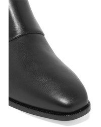 Jimmy Choo Mitchel Leather Ankle Boots Black