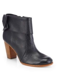 Kate Spade New York Lanise Bow Leather Ankle Boots