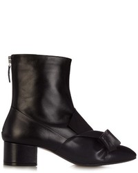 No.21 No 21 Bow Leather Ankle Boots