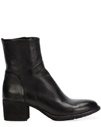 Officine Creative Creased Effect Ankle Boots
